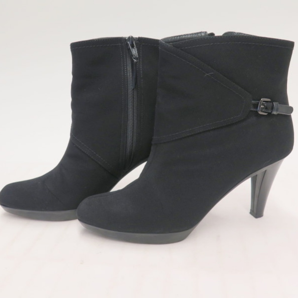 Stuart Weitzman Ankle Boot Gorgeous Black Gore-Tex - Picture 4 of 8
